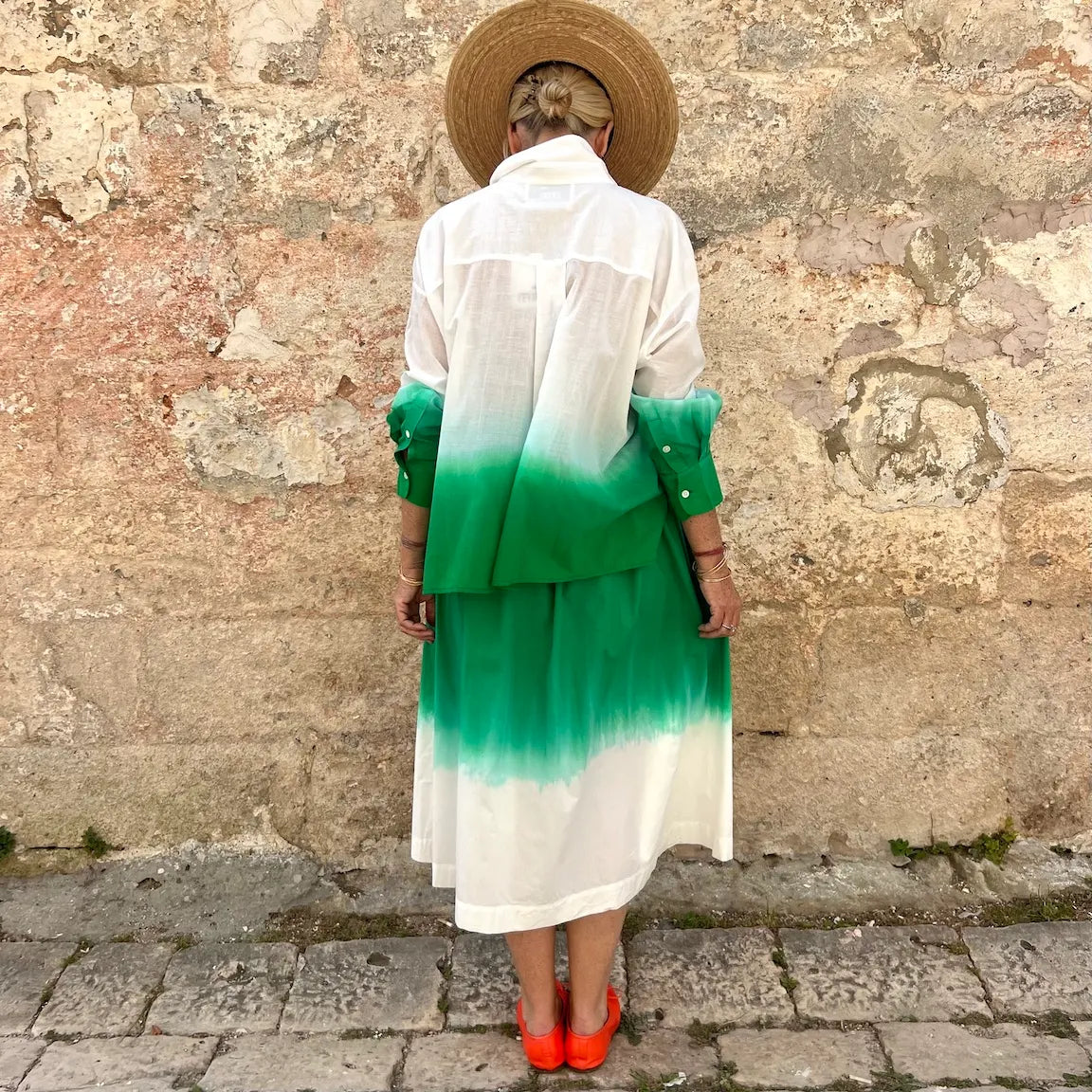 Mii Greta Shirt Dip Dyed – Dadihouse