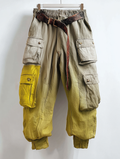 Men's Halloween themed contrasting pants for summer and autumn 468b