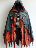 Halloween exaggerated design hooded cape a220