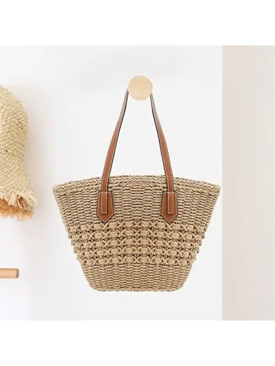 Women's Versatile Hand-woven Shoulder Handbag MDA0427H4T
