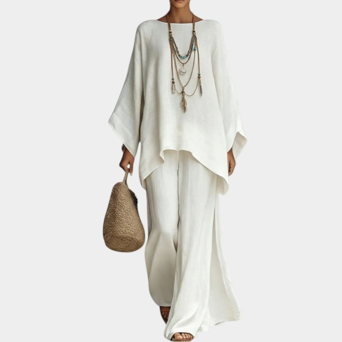 Flowing Comfort Wide-Leg Set