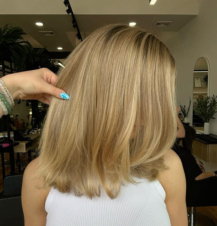 Straight Hair Topper for Crown Thinning  ̈C Natural Coverage at the Crown