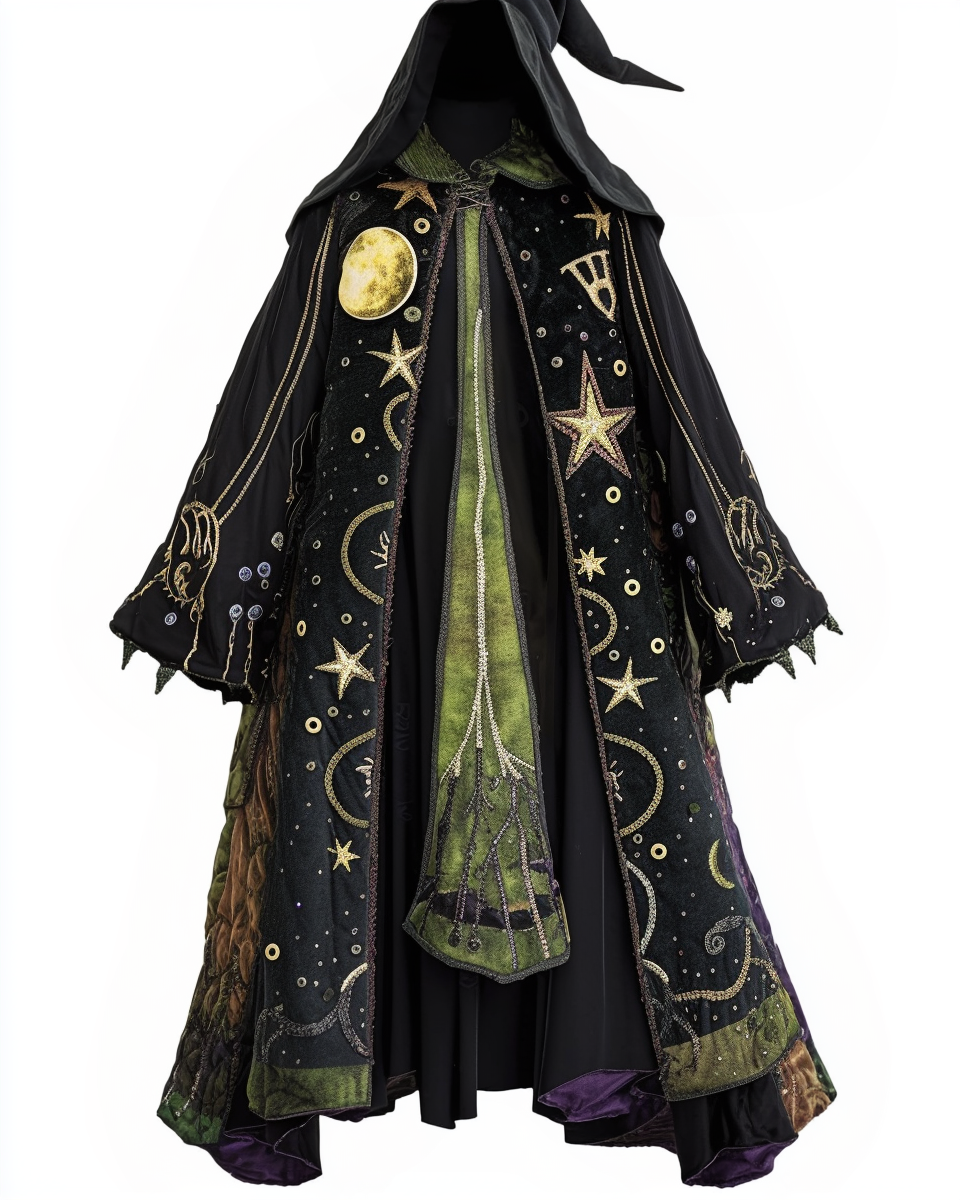 The moon and The stars long wizard cape a9fe