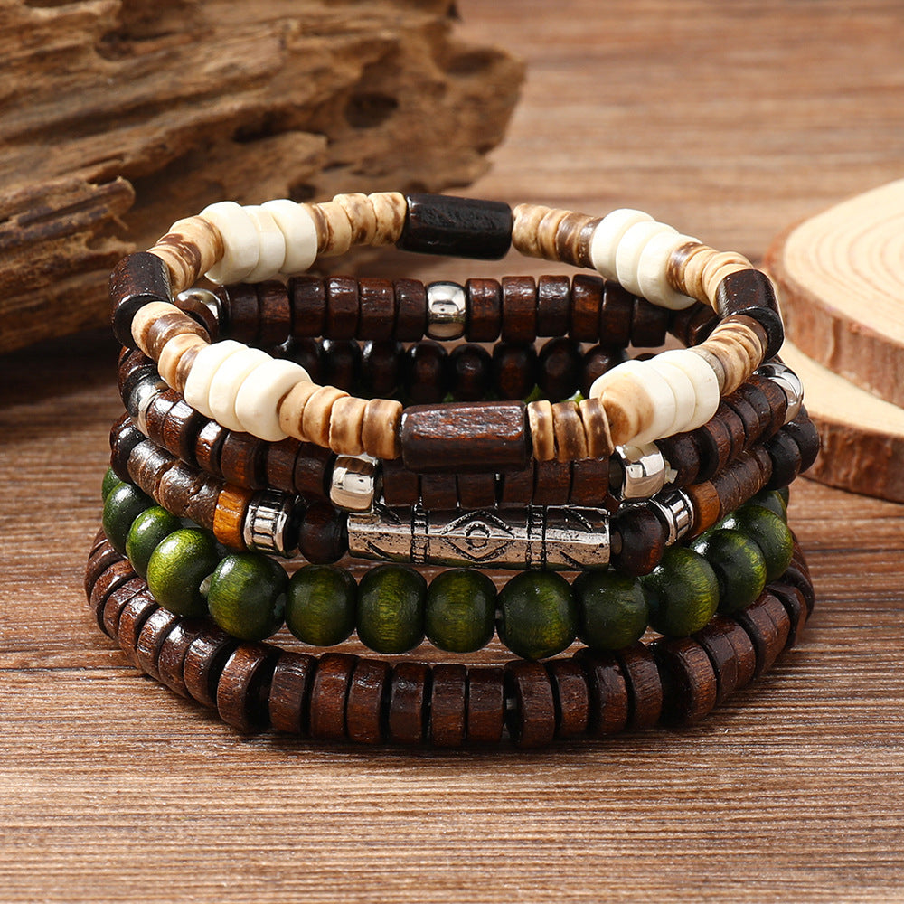 Japanese Vintage Beaded Men's Bracelet