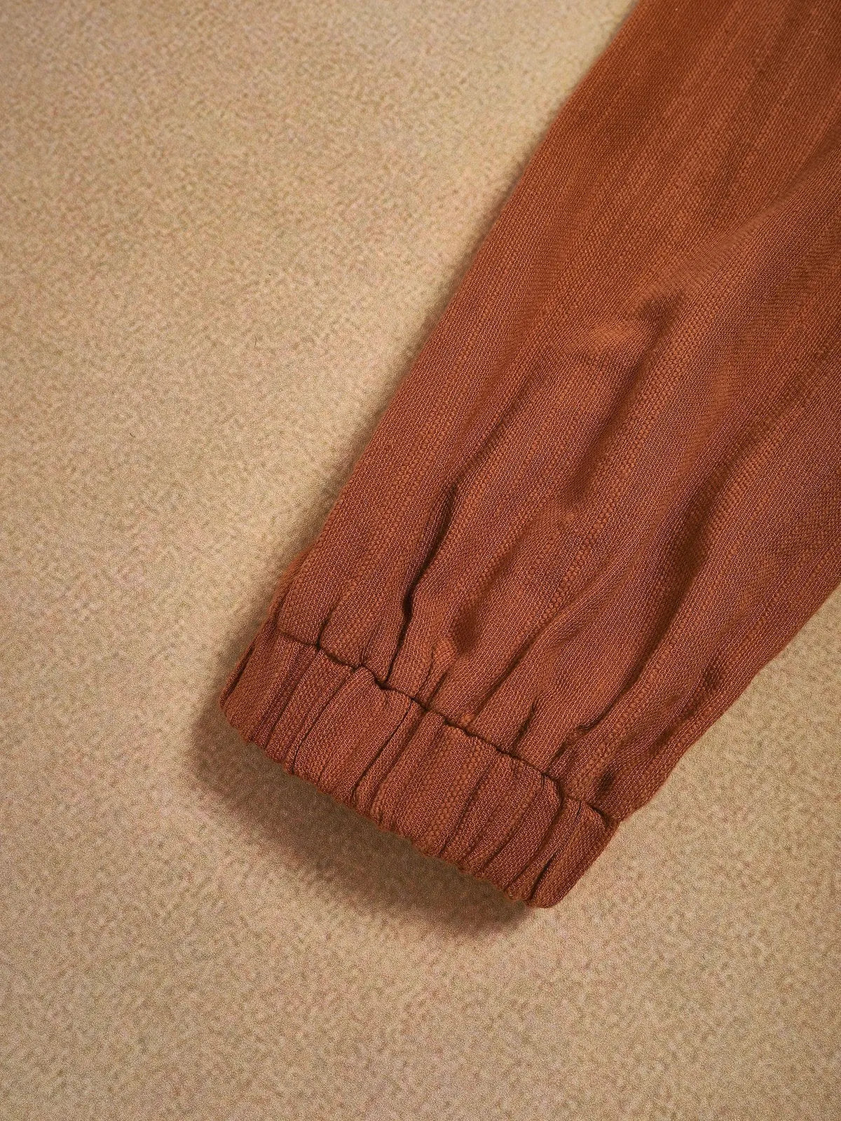 Maxi Cotton Dress, Long Sleeves, Square Neck,  Princess Line, Linen Blend, Orange