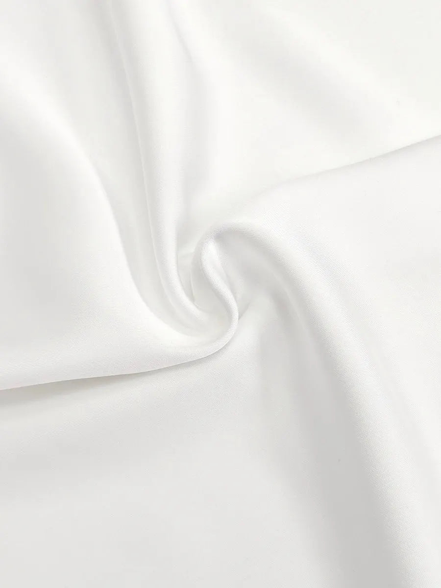 Loose Puff Sleeves Applique Flower Shape Mesh Split-Joint Round-Neck Blouses&Shirts Tops