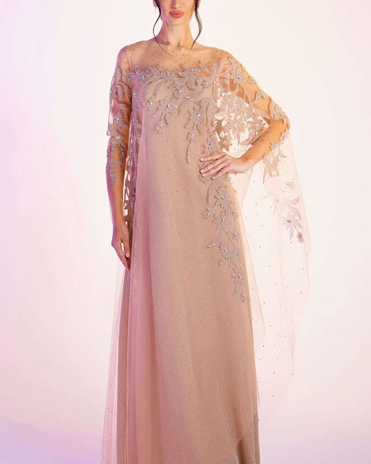 Elegant Embroidered Kaftan