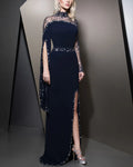 Fashion Sequin Split Evening Dress
