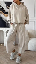 Oversized Hoodie Casual Sweatshirt 2 Piece Set