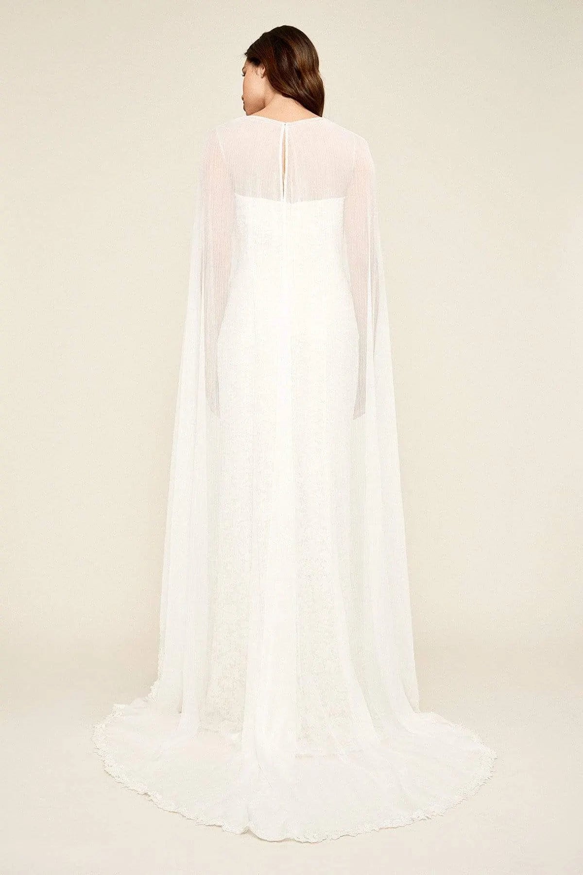 Tadashi Shoji - Embroidered Sheath Dress With Sheer Overlay
