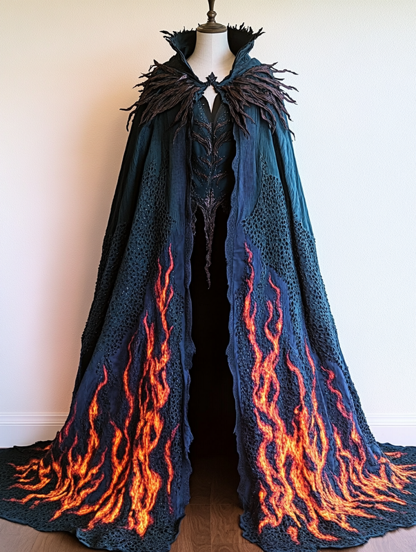 Halloween exaggerated design cape 51d2