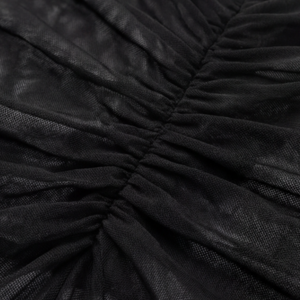 Velora – Sheer Mesh Bodysuit and Maxi Skirt Set