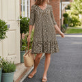 Bellora – Breezy Floral Midi Dress with Ruffle Hem
