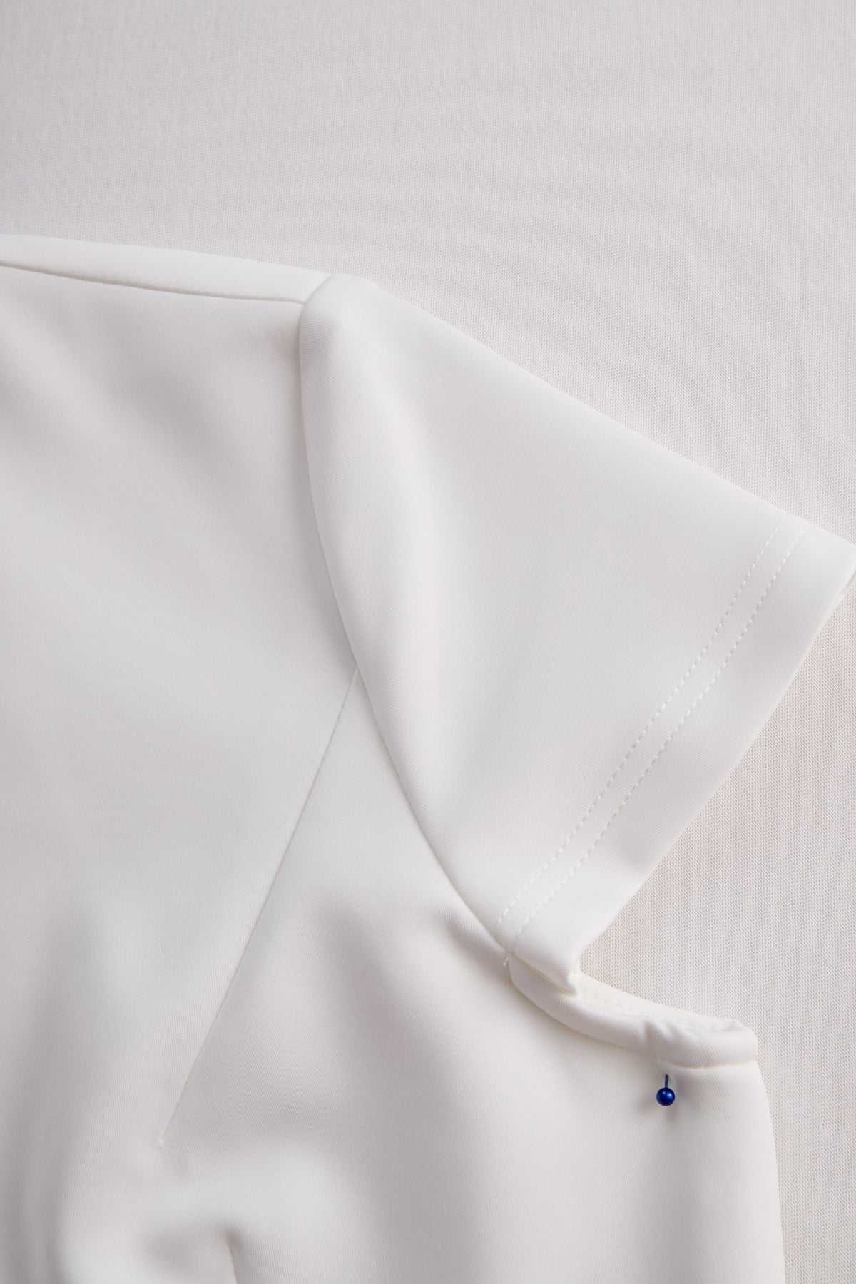 Elegant White Tailored Wrap Dress