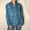 Japanese Style Quilted Cut-inspired Design Kimono