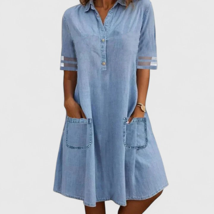 Denim Dress for Women | Figure Flattering Casual Dress
