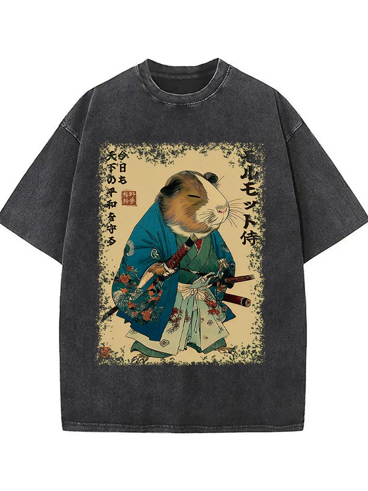 Peacekeeper Guinea Samurai Washed T-shirt
