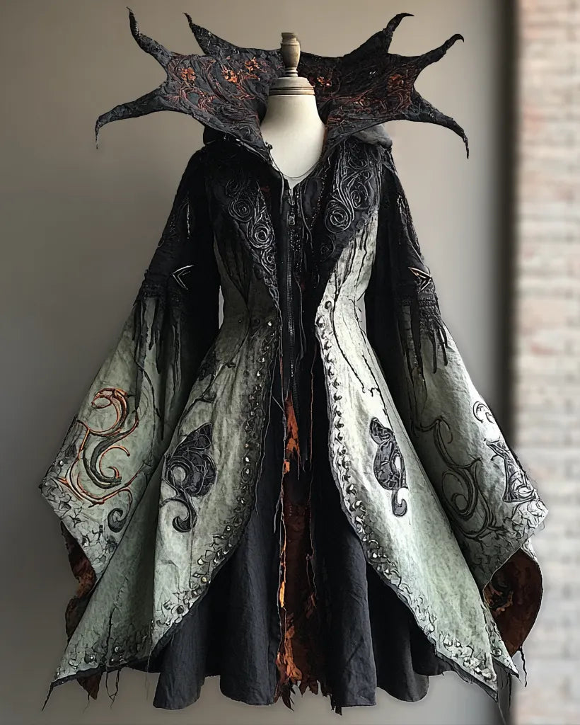 Women's Halloween theme irregular original design cape coat 17ec
