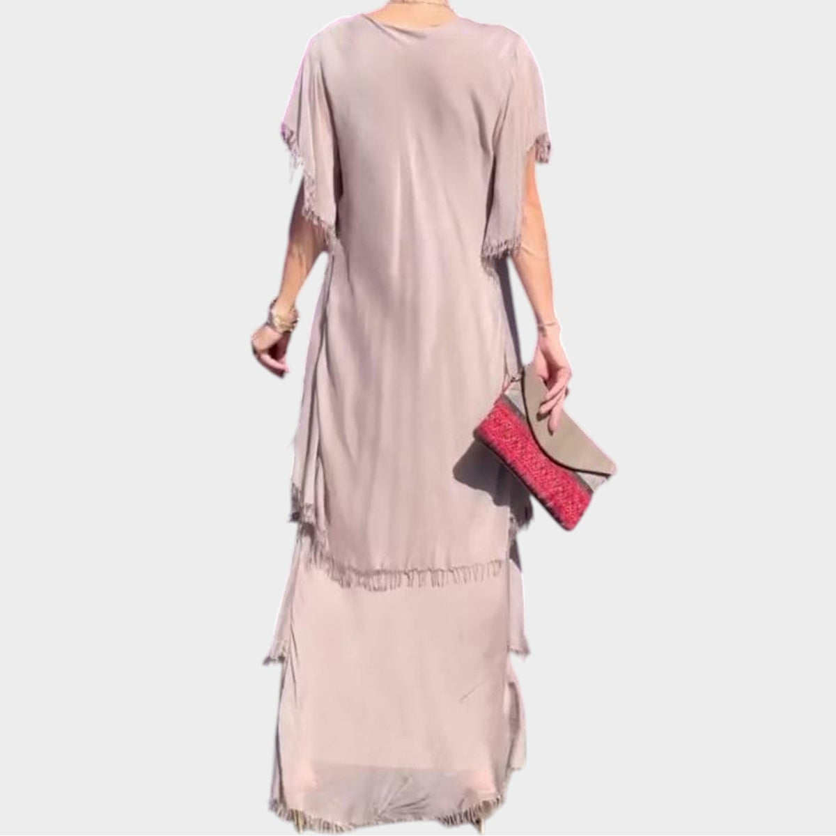 Elegant Ruffle Maxi Dress