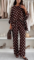 Polka Dot Oversized Co‑Ord Set