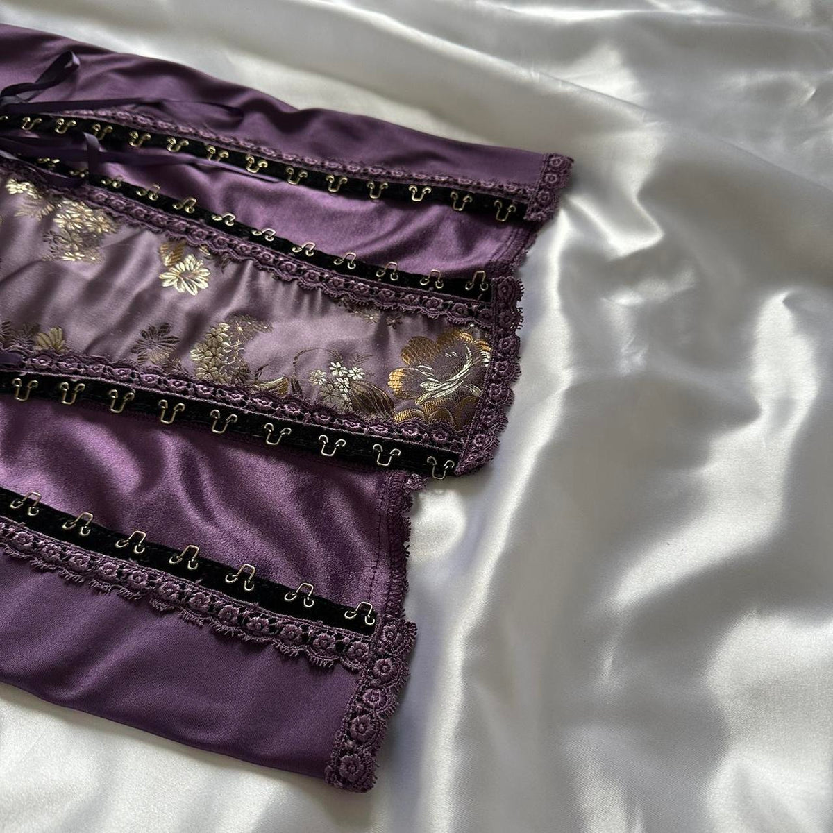 & Other Stories Women's Gold and Purple Dress