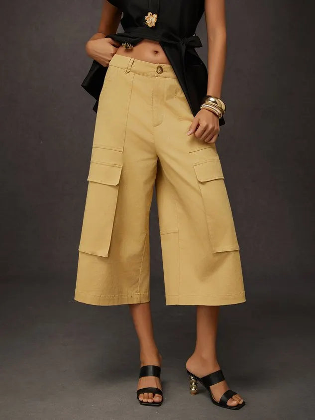 Casual Pockets Cargo Pants