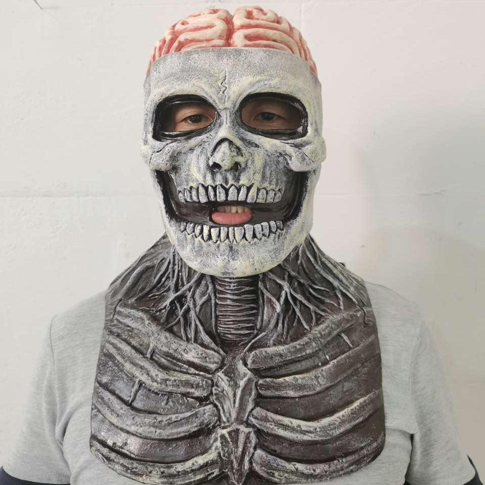 Halloween latex skull mask