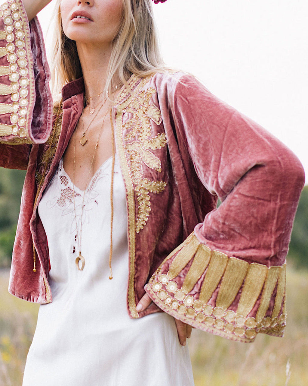 Queen Of Hearts Velvet Jacket