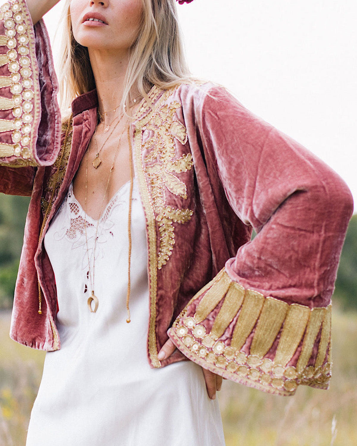 Queen Of Hearts Velvet Jacket