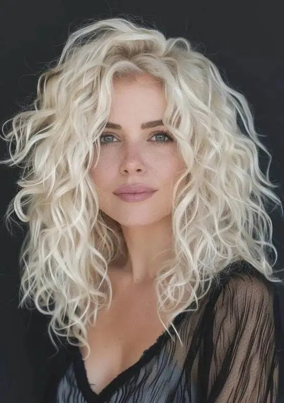 Hot Sale Curly Hair Toppers for Women with Thinning Hair-Cover Grays, Boost Volume