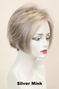 Lace front medium-length wig - | Soft and natural human hair