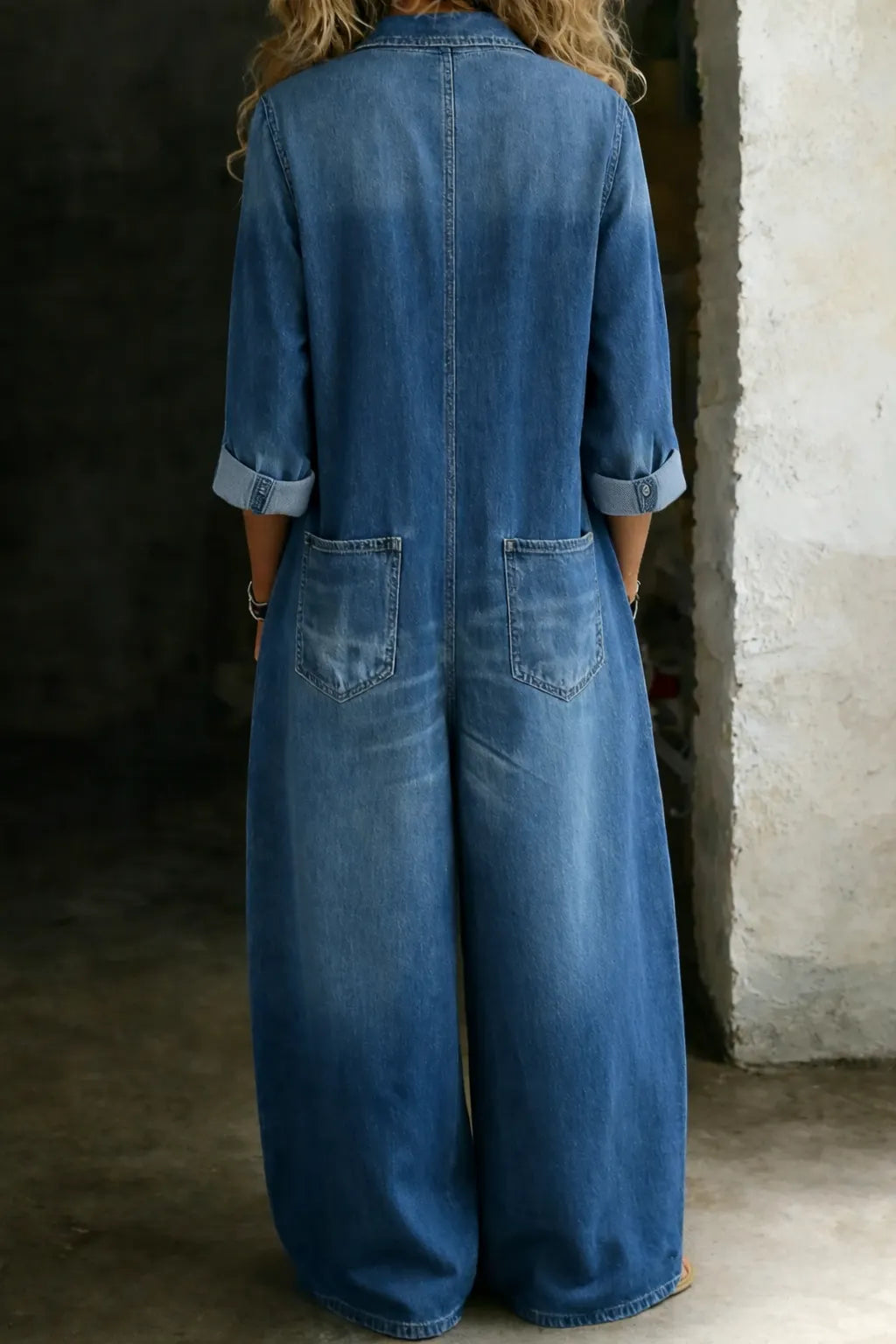 Denim Jumpsuit for Women | Casual One Piece Outfit