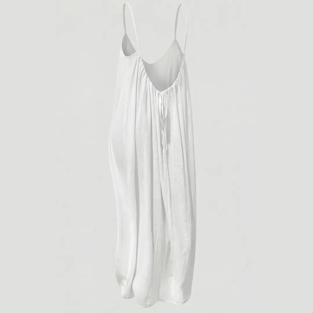 Soleia – Flowy Open Back Summer Maxi Dress