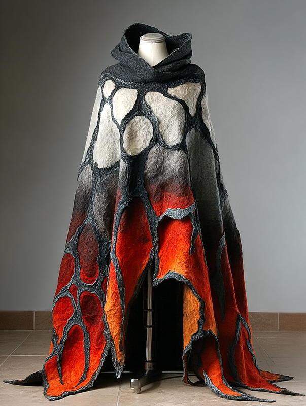 Men's autumn and winter Halloween theme fashion hooded cloak dcc1