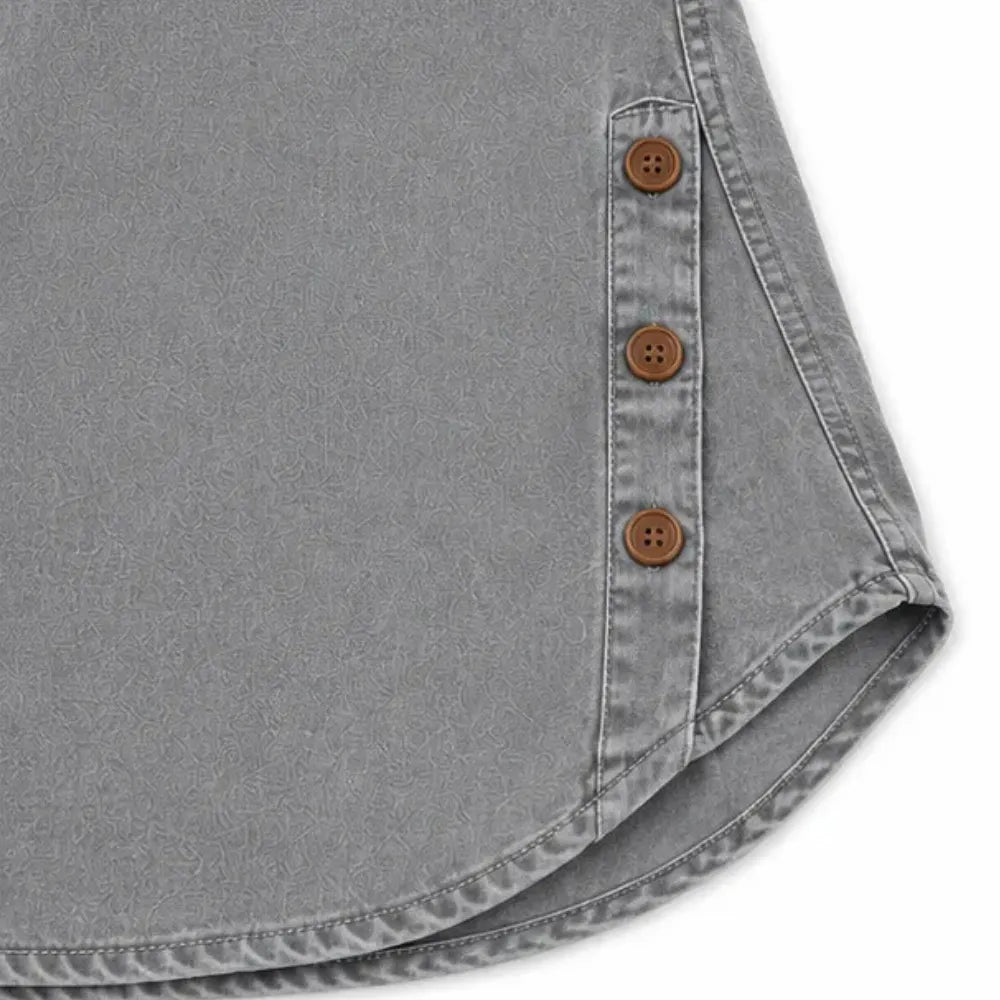 Avelyn – Henley Tunic Top with Side Buttons for Women