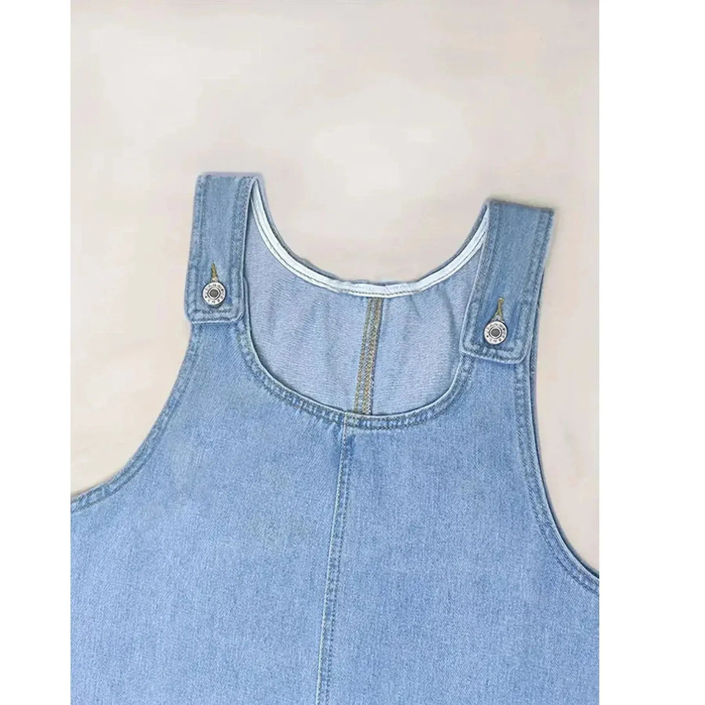 Relaxed Denim Dress for Women | Casual Shift Dress