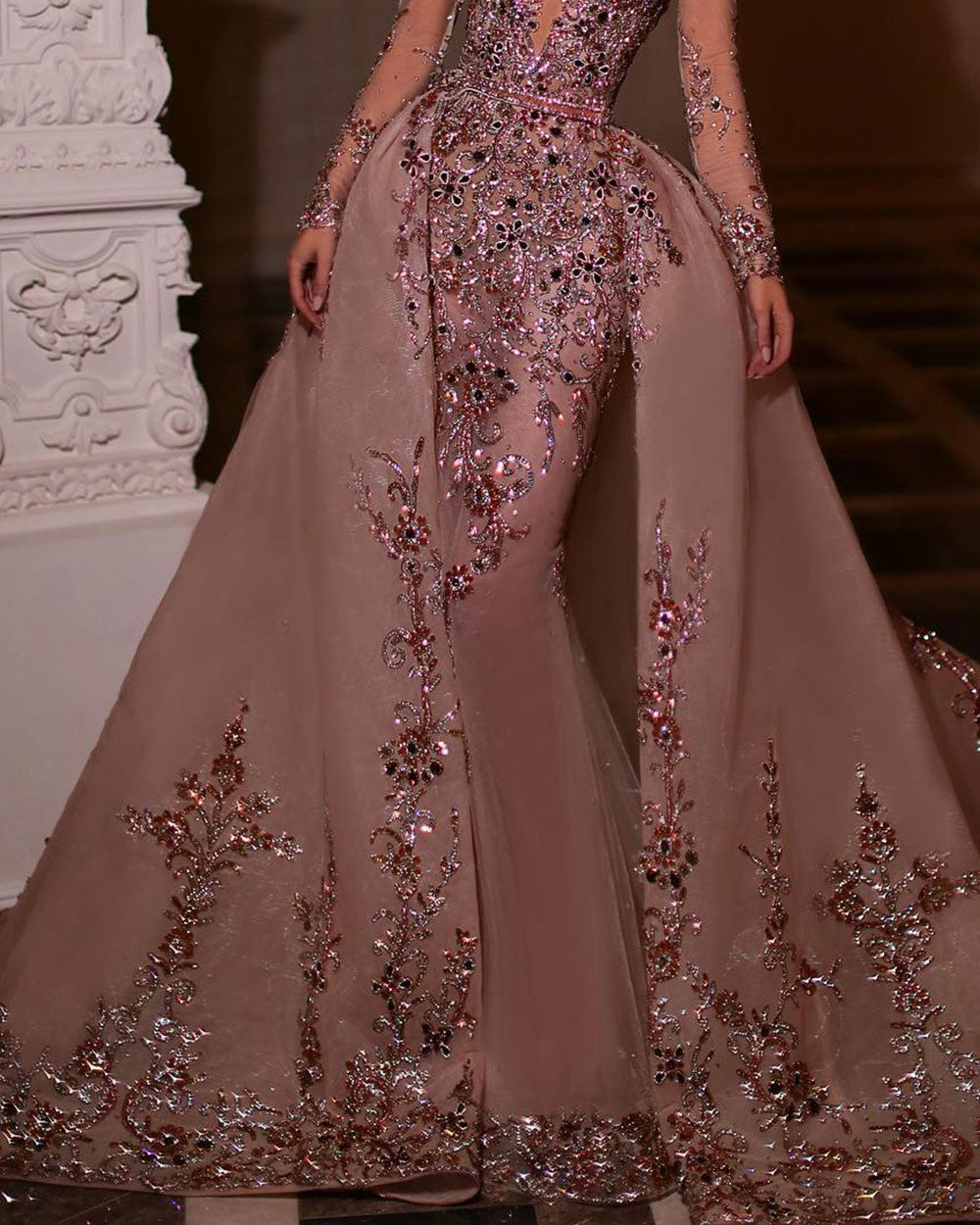 Women's Sexy Party Crystal Sequin Dress