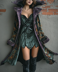 Halloween Cosplay Halloween Wizard Cape Coat d413