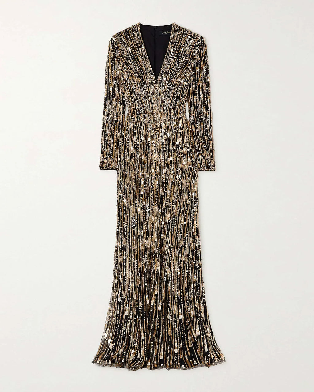 Embellished tulle gown