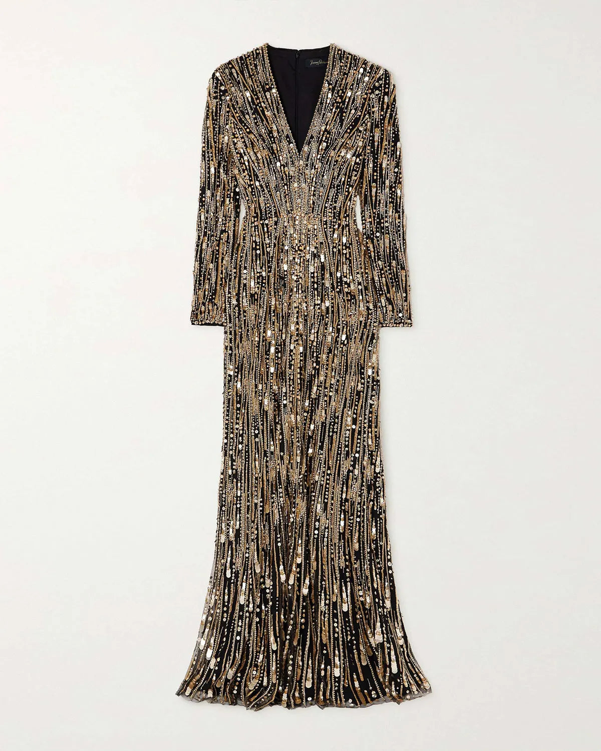 Embellished tulle gown