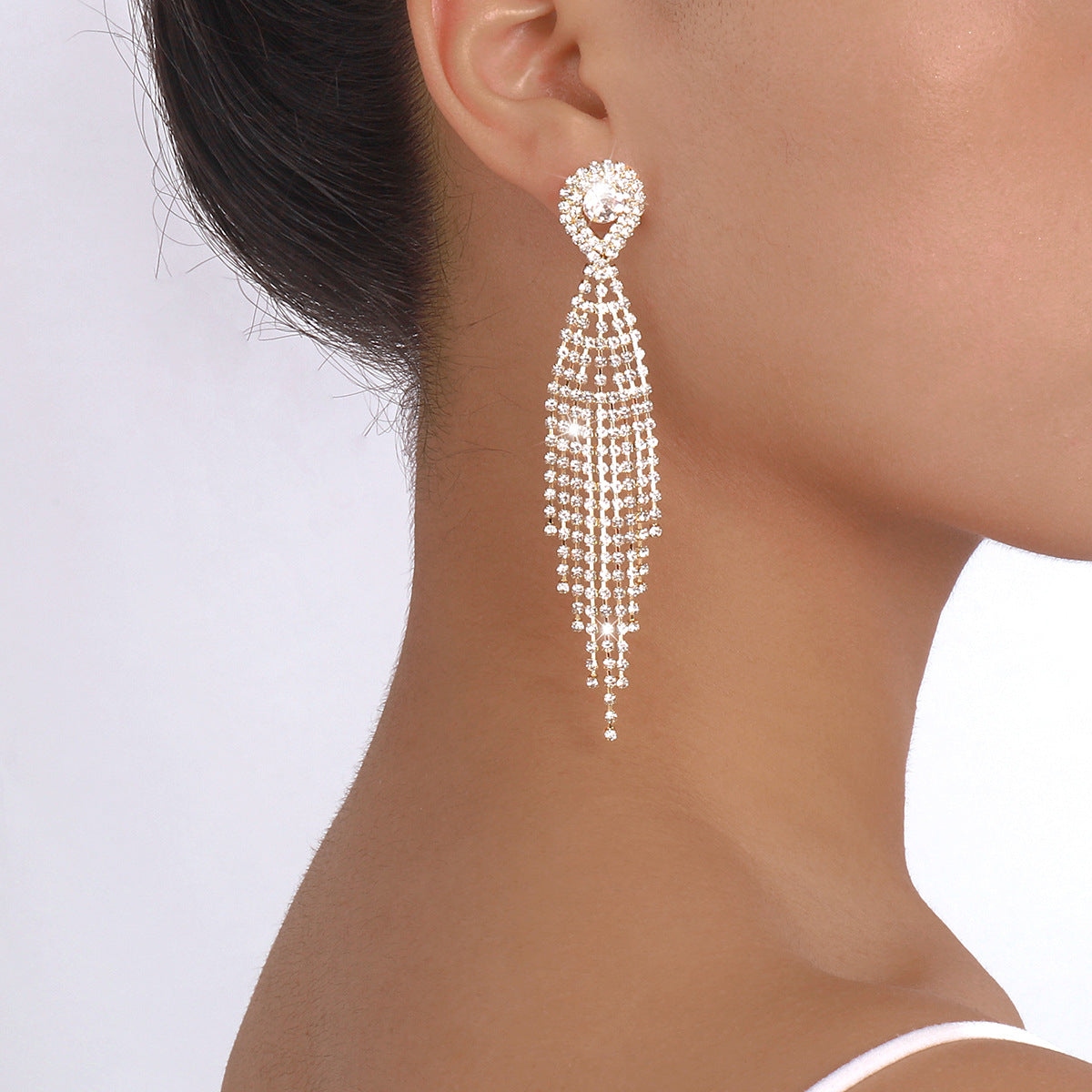 Evening Rhinestone Earrings