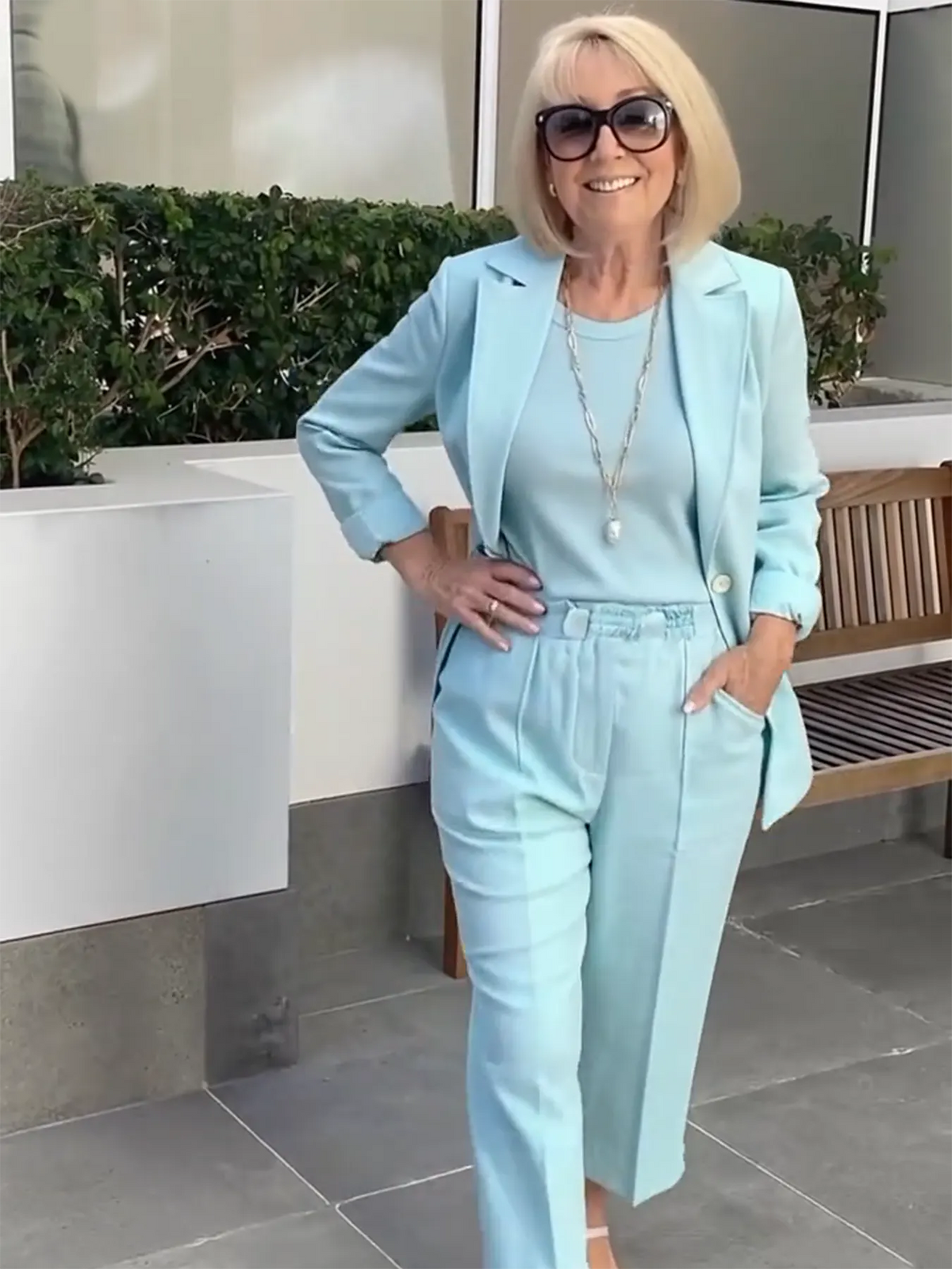 Suit Top Lengthened Trousers Two-Piece Suit