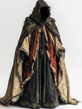 Men's Halloween autumn and winter hooded cloak f81f