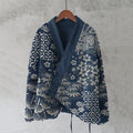 Japanese Flower Art Plush Cardigan