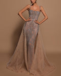 Sexy Silhouette Rhinestone Party Gown Dress