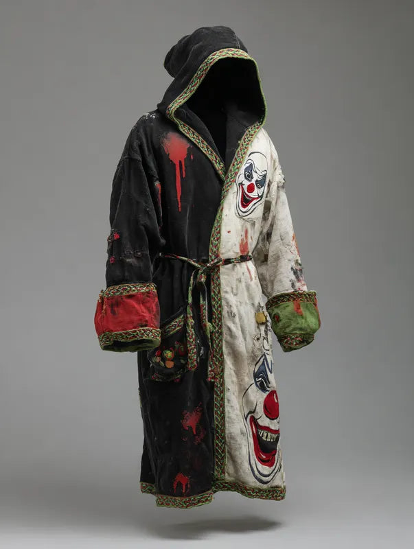 Halloween exaggerated design hooded cape 672c