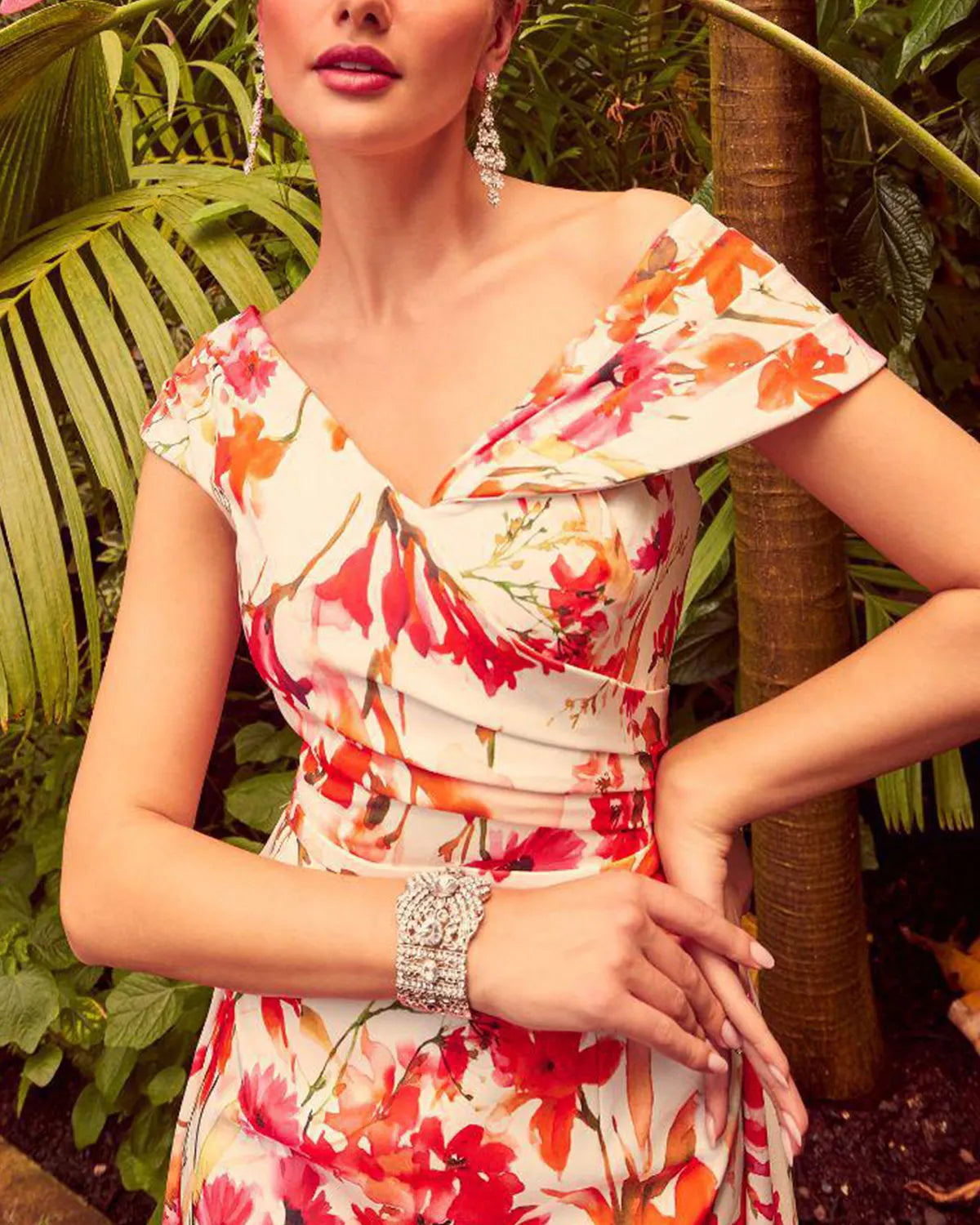 Romantic French Floral Dress