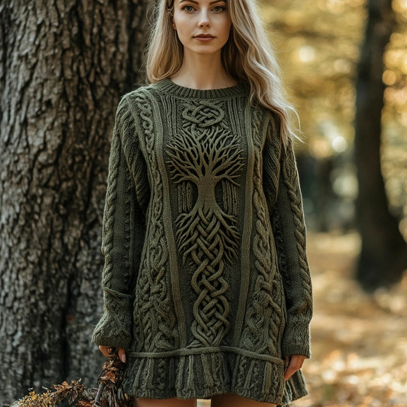 Tree Of Life Women's Sweater Dress