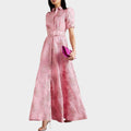 Elegant Belted Maxi Dress