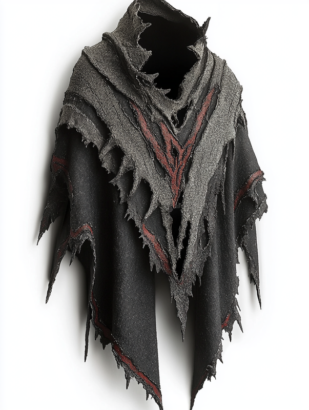 Men's Halloween autumn and winter hooded cloak 87ab